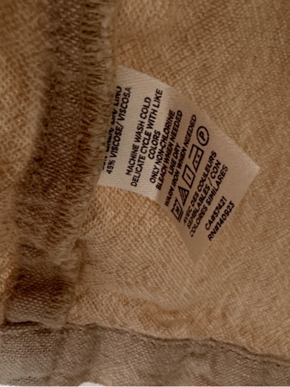 LOFT Beige Drawstring Utility Jacket - Picture 3 of 4